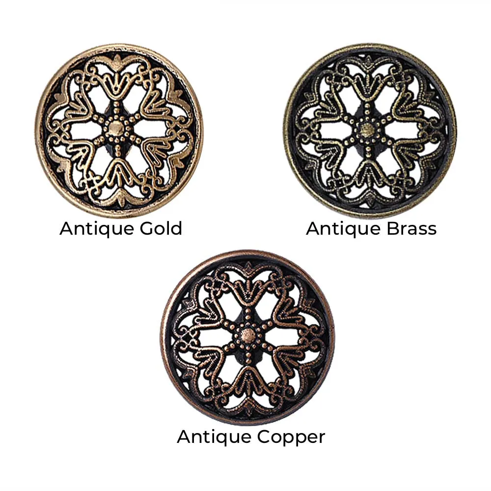 Antique Cutwork Design Buttons for Mens Ethnic Clothing