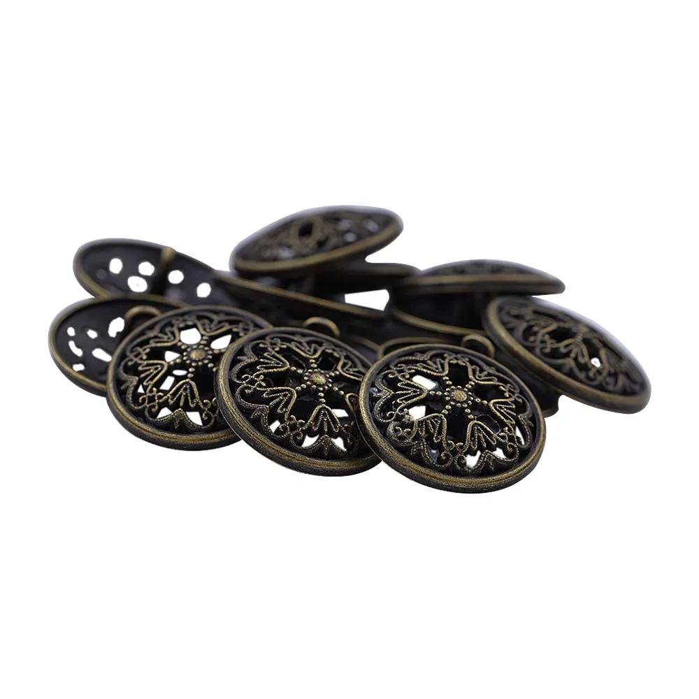 Antique Cutwork Design Buttons for Mens Ethnic Clothing