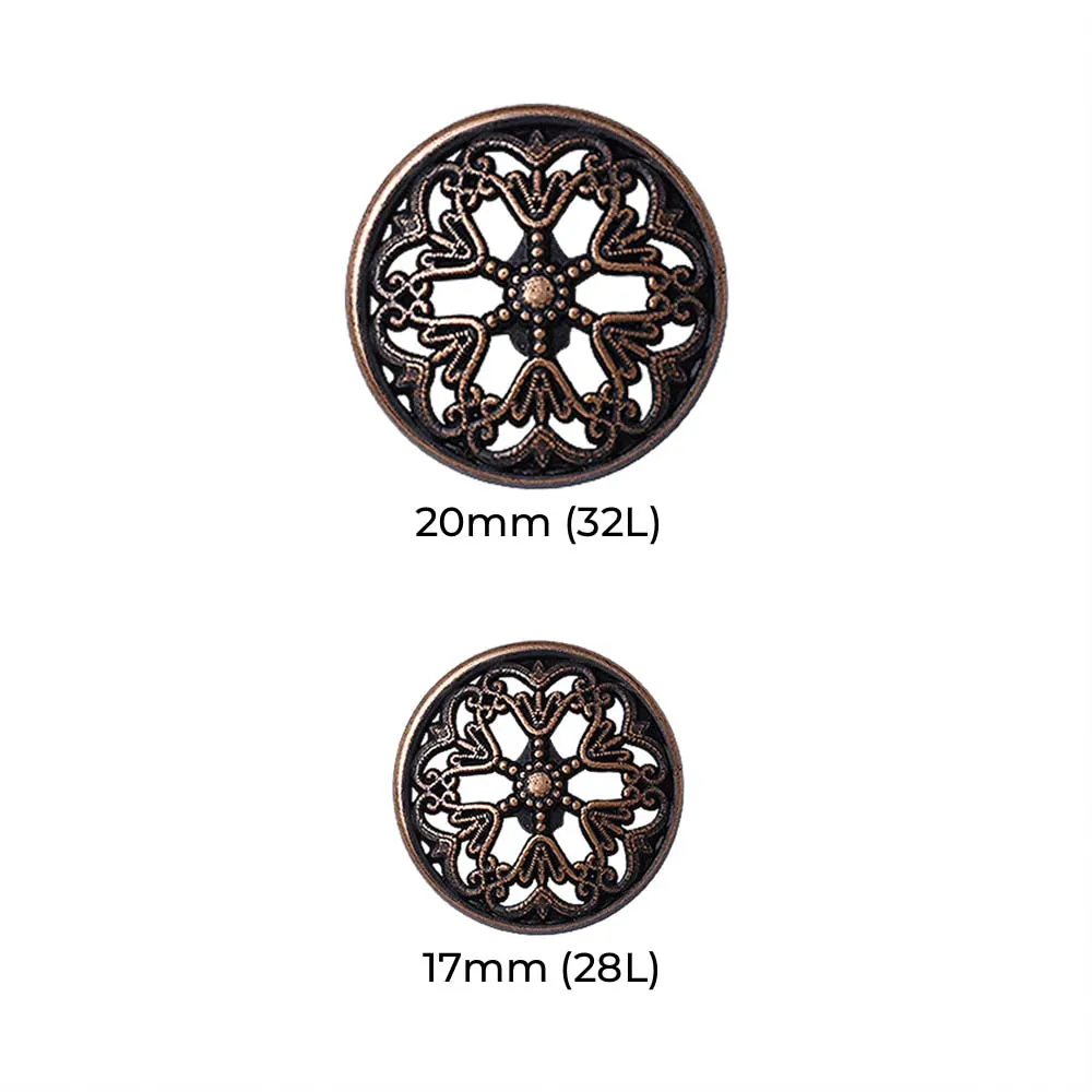 Antique Cutwork Design Buttons for Mens Ethnic Clothing