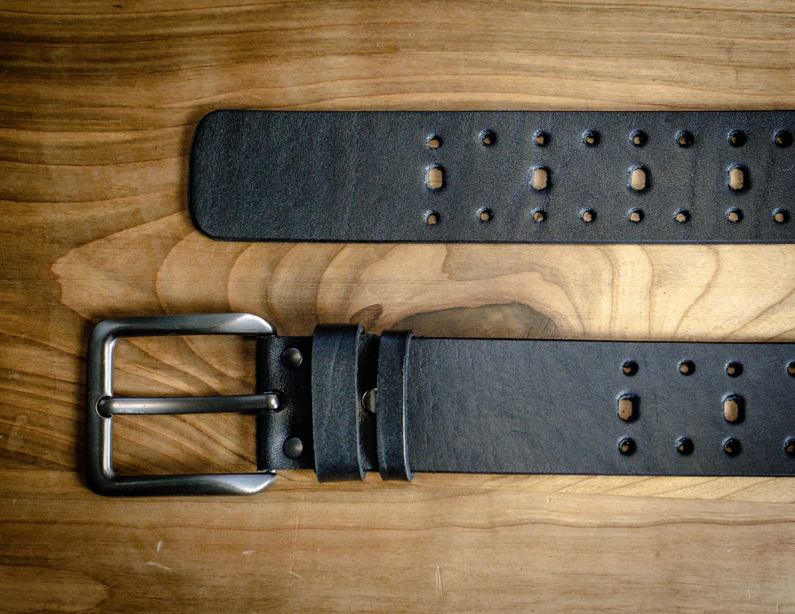 Black Leather Belt | Men’s Belt HANDCRAFTED