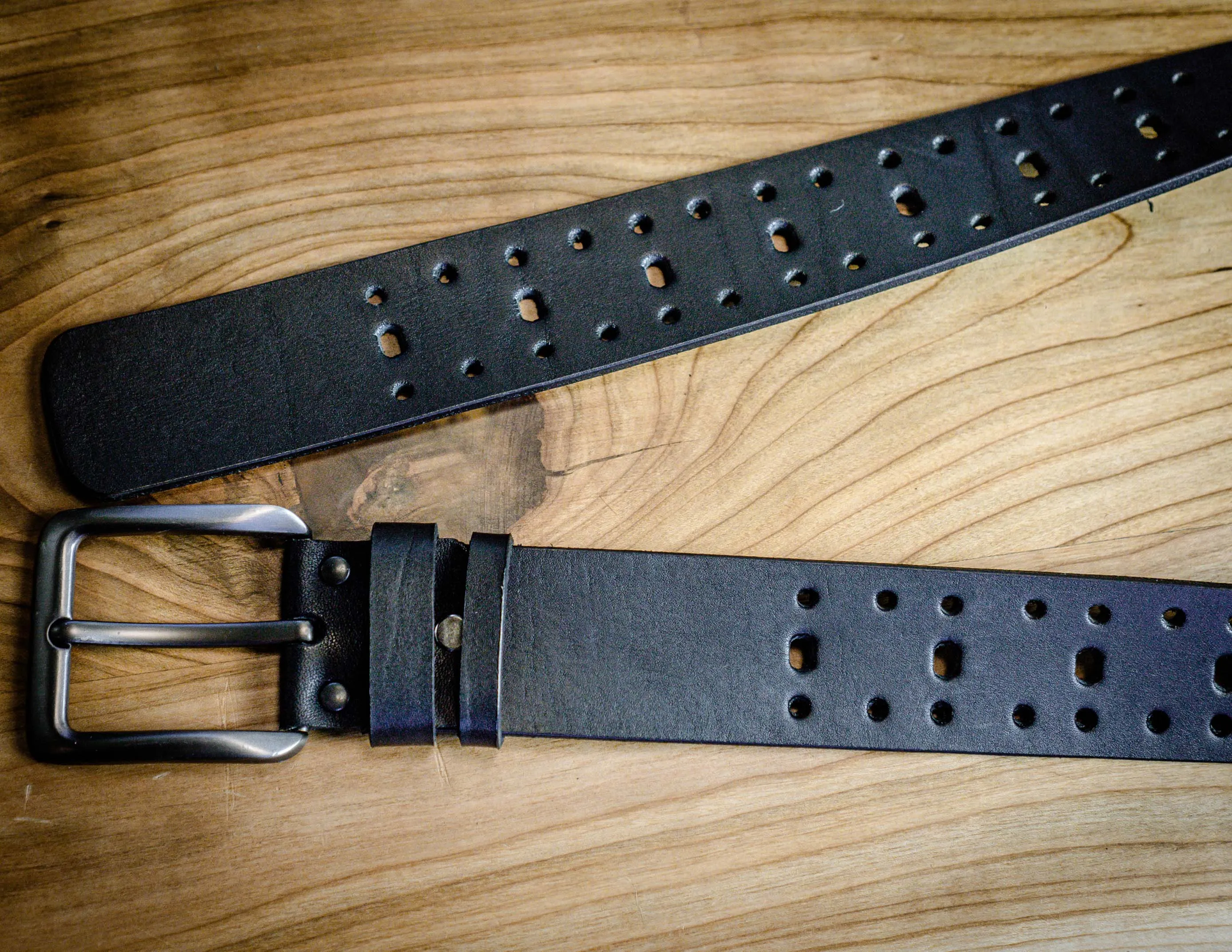 Black Leather Belt | Men’s Belt HANDCRAFTED