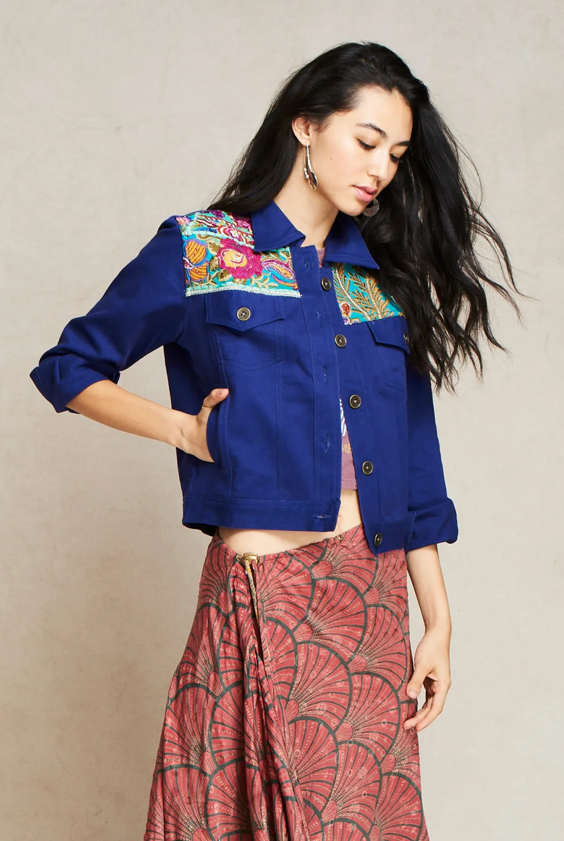 Blue Boho Rogue Jacket