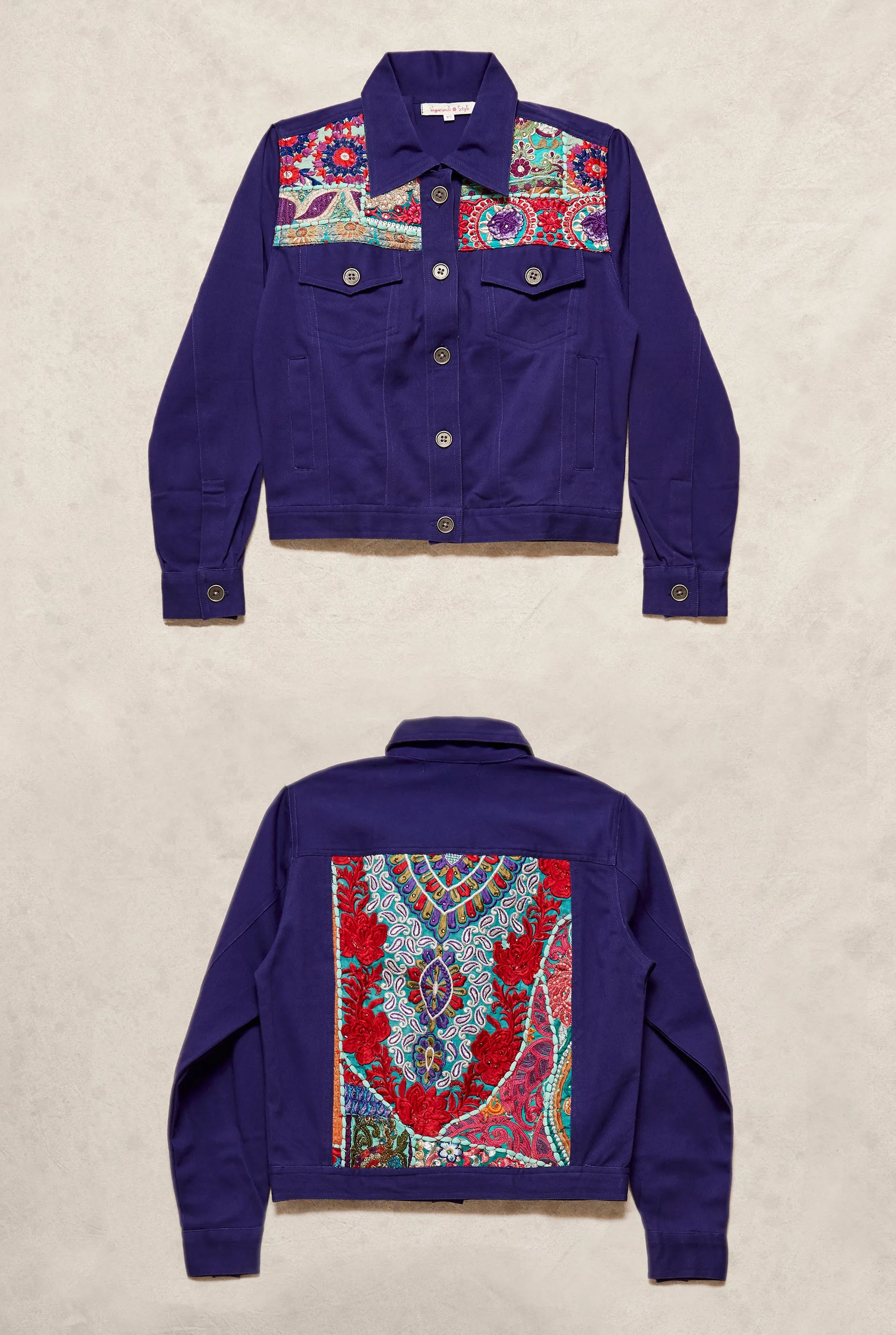 Blue Boho Rogue Jacket