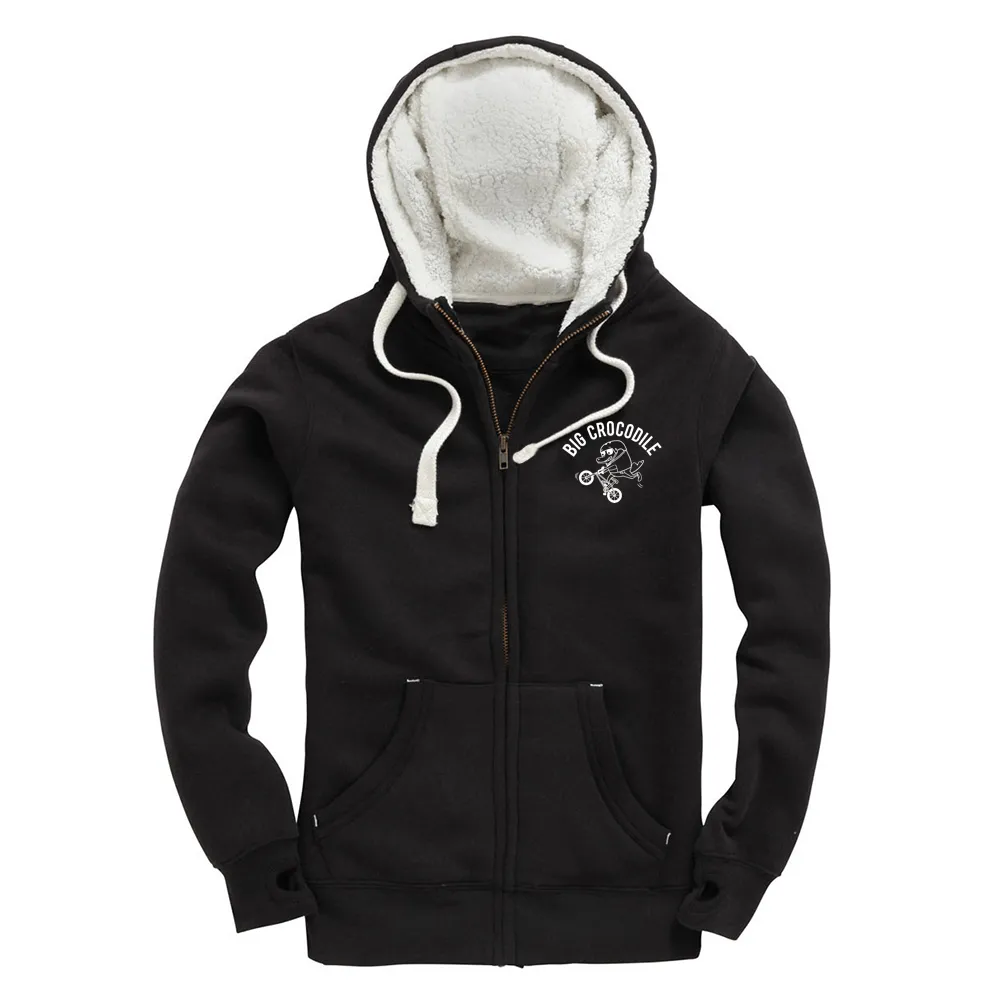 BMX Fleece Lined Zip Up Hoodie