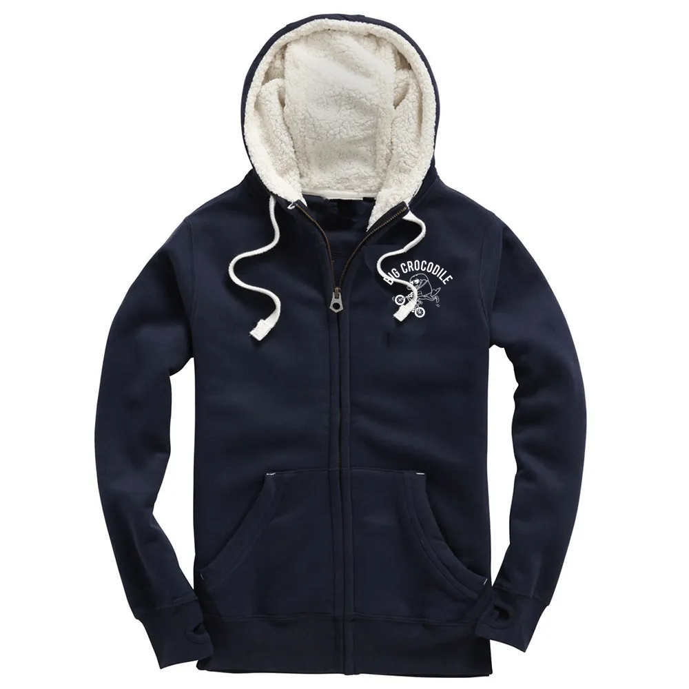 BMX Fleece Lined Zip Up Hoodie