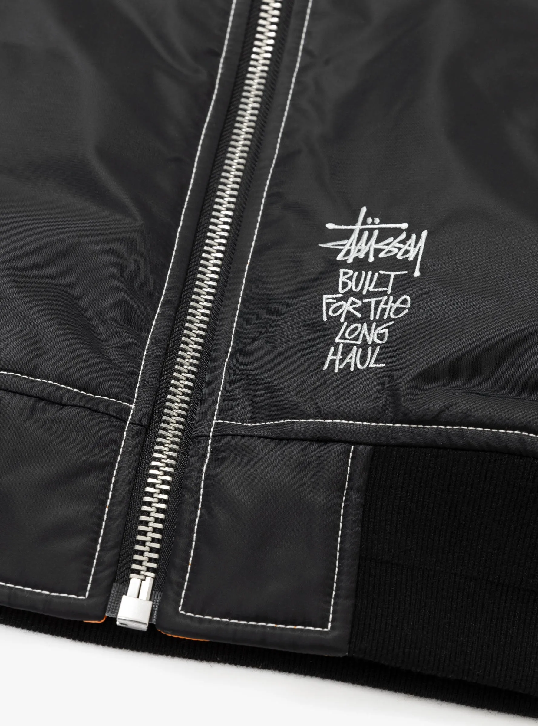 Built Bomber Jacket Black