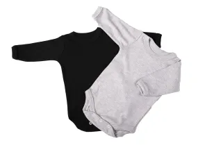 Bulk 6 pack Blank Long-Sleeved Crew Neck Onesies 100% Cotton