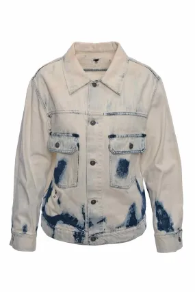 Christian Dior Size 2 Bleached Denim Jacket