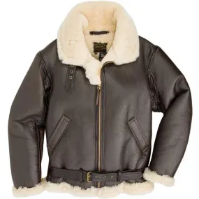 Cockpit USA Mens Champ Sheepskin Bomber Jacket