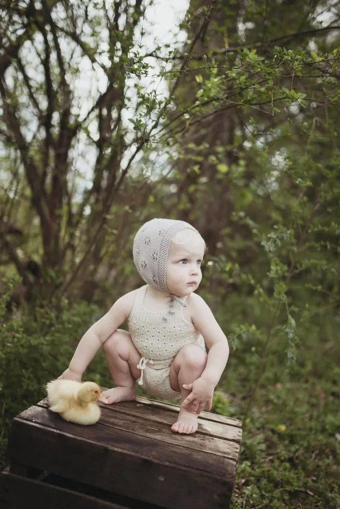 Cotton Fleur Bonnet - Earth Colours