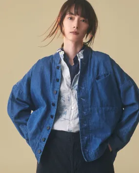 COVERALL DENIM JACKET / BLUE