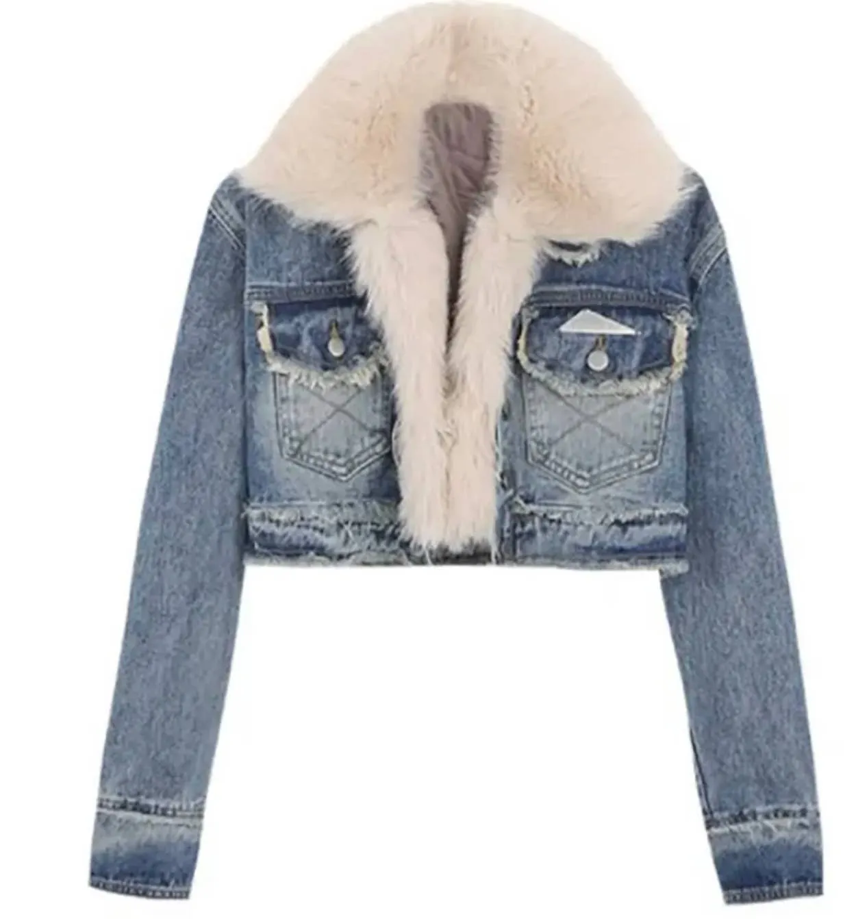 Denim Sherpa Jacket