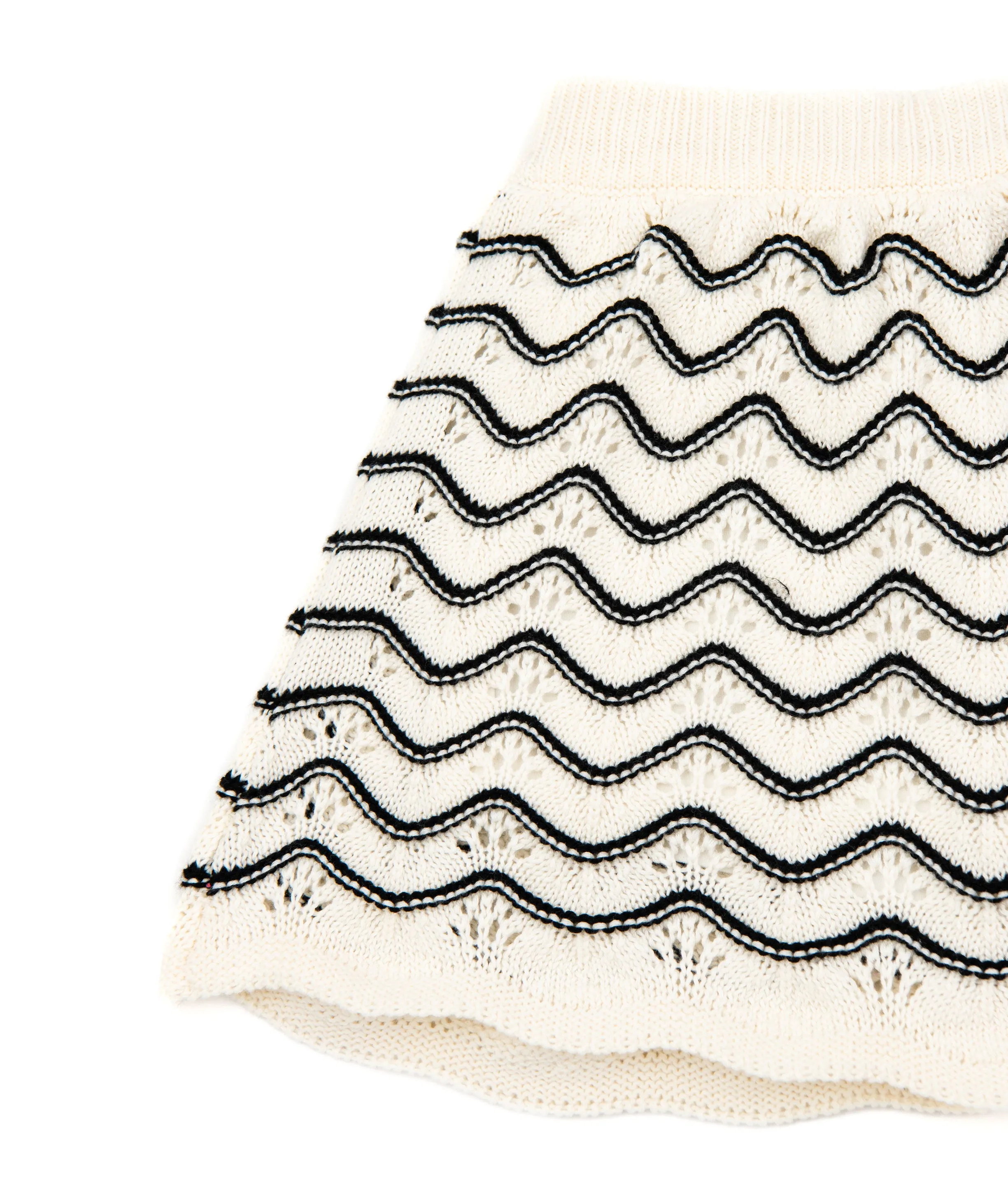 Design History Girls Zig Zag Striped Sweater Skort