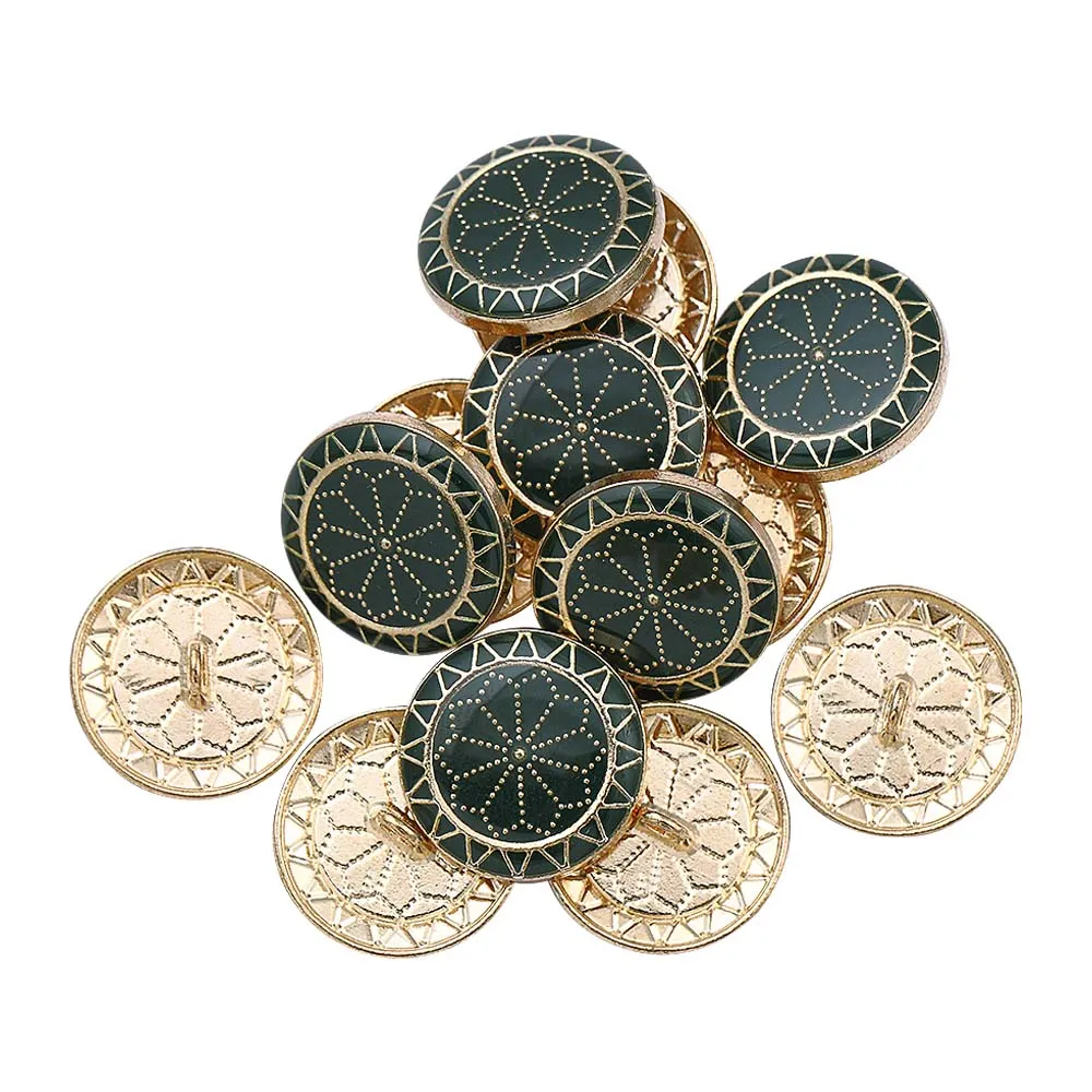 Designer Lamination Shank Metal Buttons for Clothing