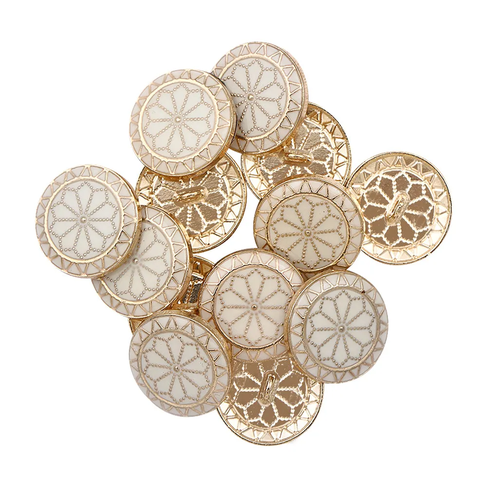 Designer Lamination Shank Metal Buttons for Clothing