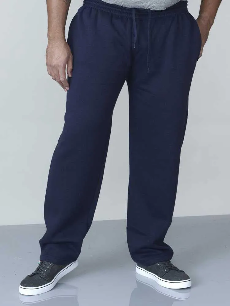 Duke Clothing Rockford Kingsize Jogging Bottoms With Open Hem