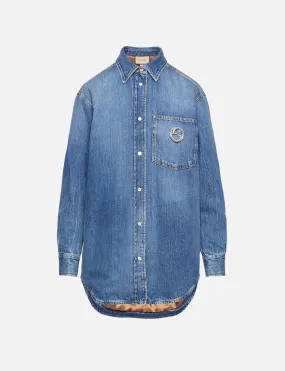 Eco Washed Denim Overshirt