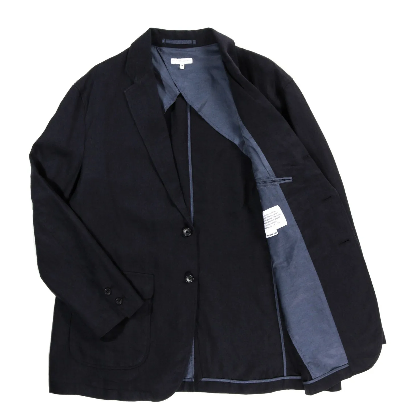 ENGINEERED GARMENTS IVY BLAZER NAVY LINEN TWILL