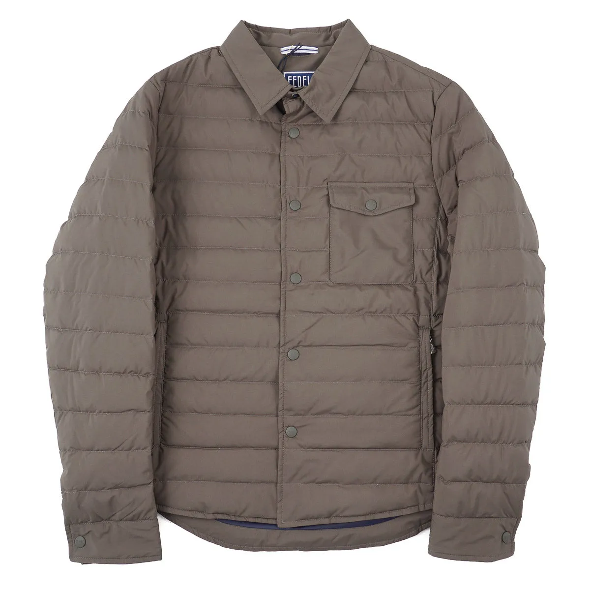 Fedeli Airstop Quilted Down Shirt-Jacket