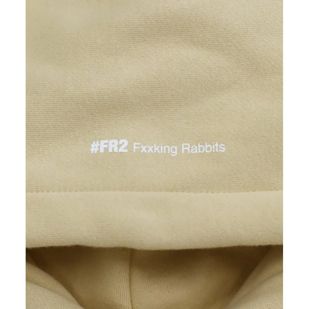 #FR2 SMOKING DEATH HOODIE-BEIGE