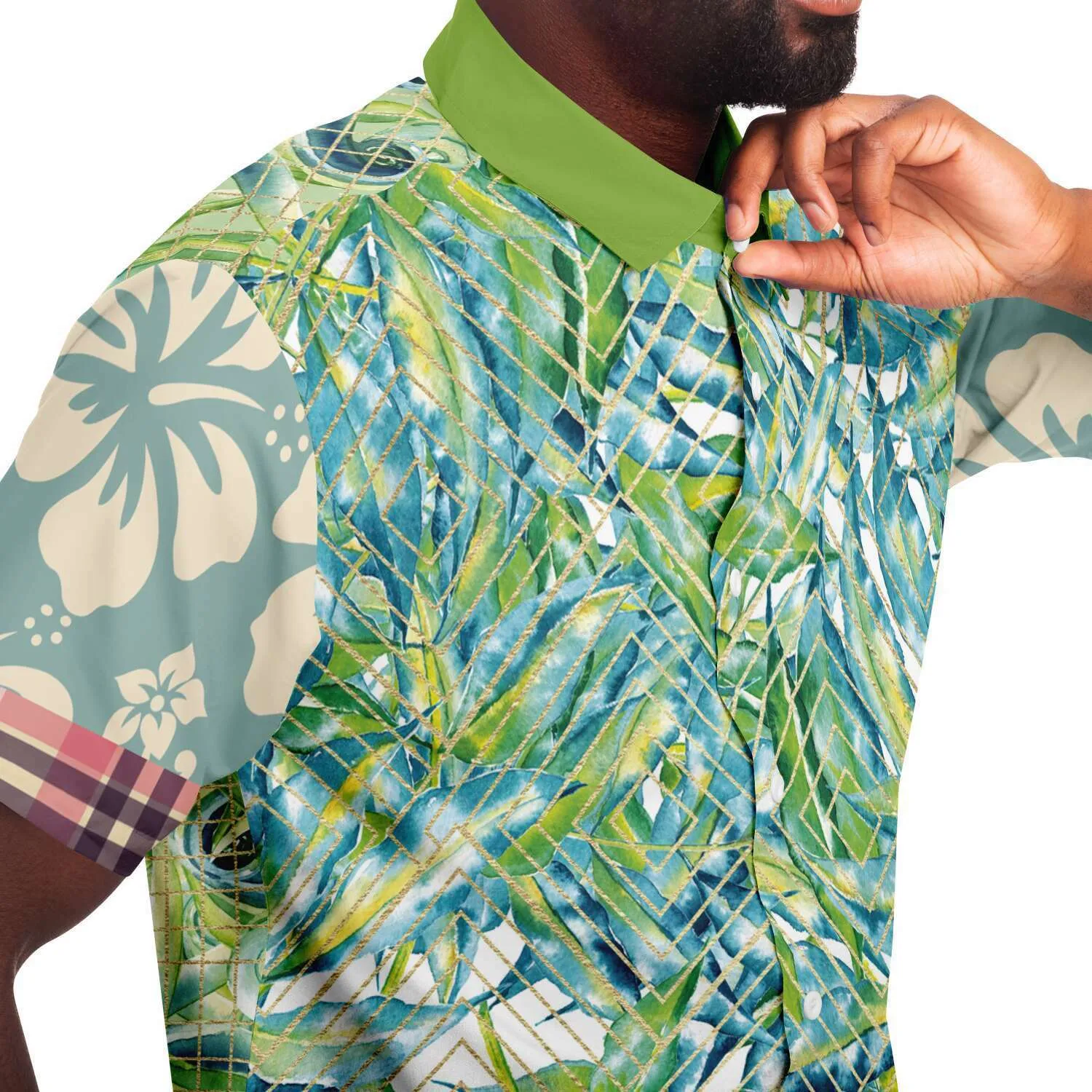 Galapagos Short Sleeve Button Down Shirt