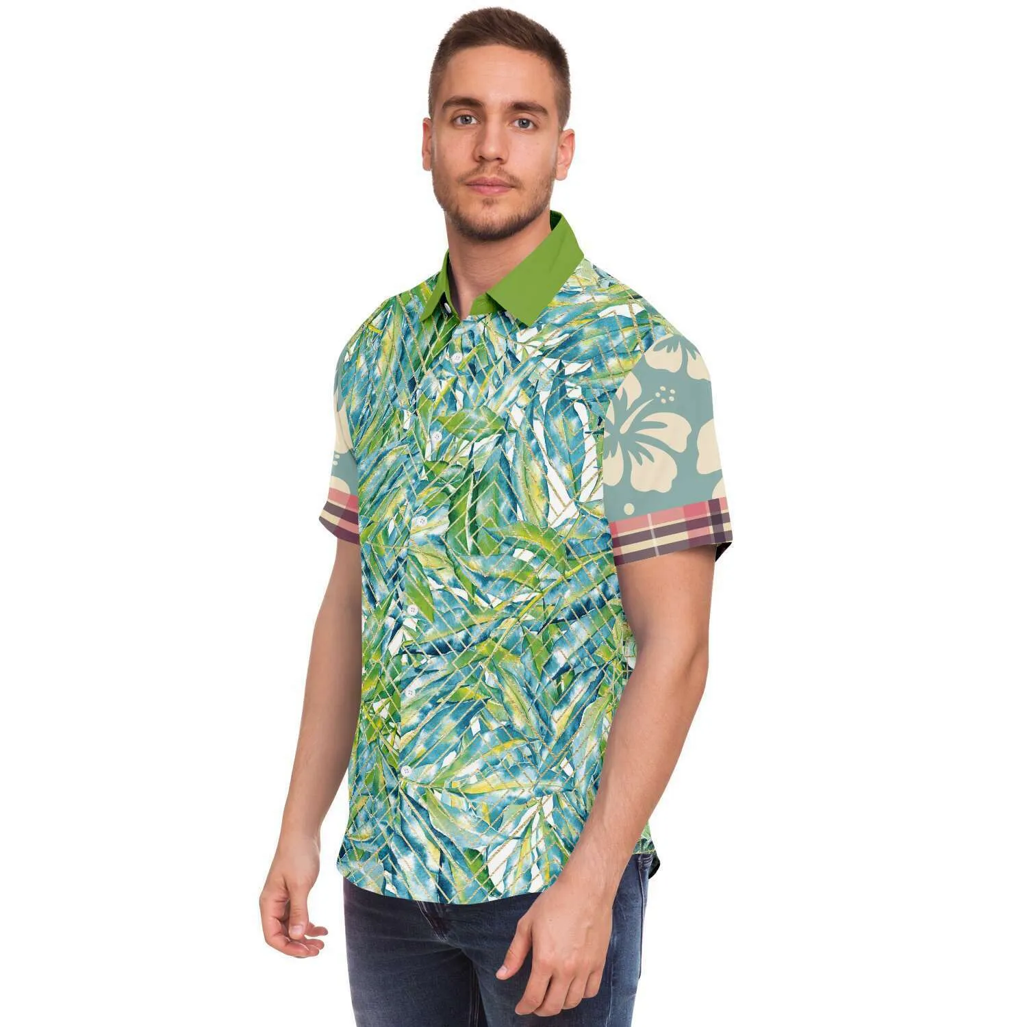 Galapagos Short Sleeve Button Down Shirt