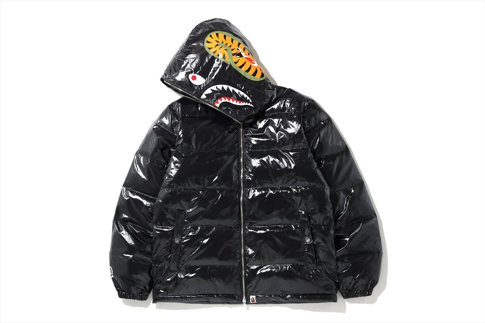 GLOSSY SHARK DOWN JACKET