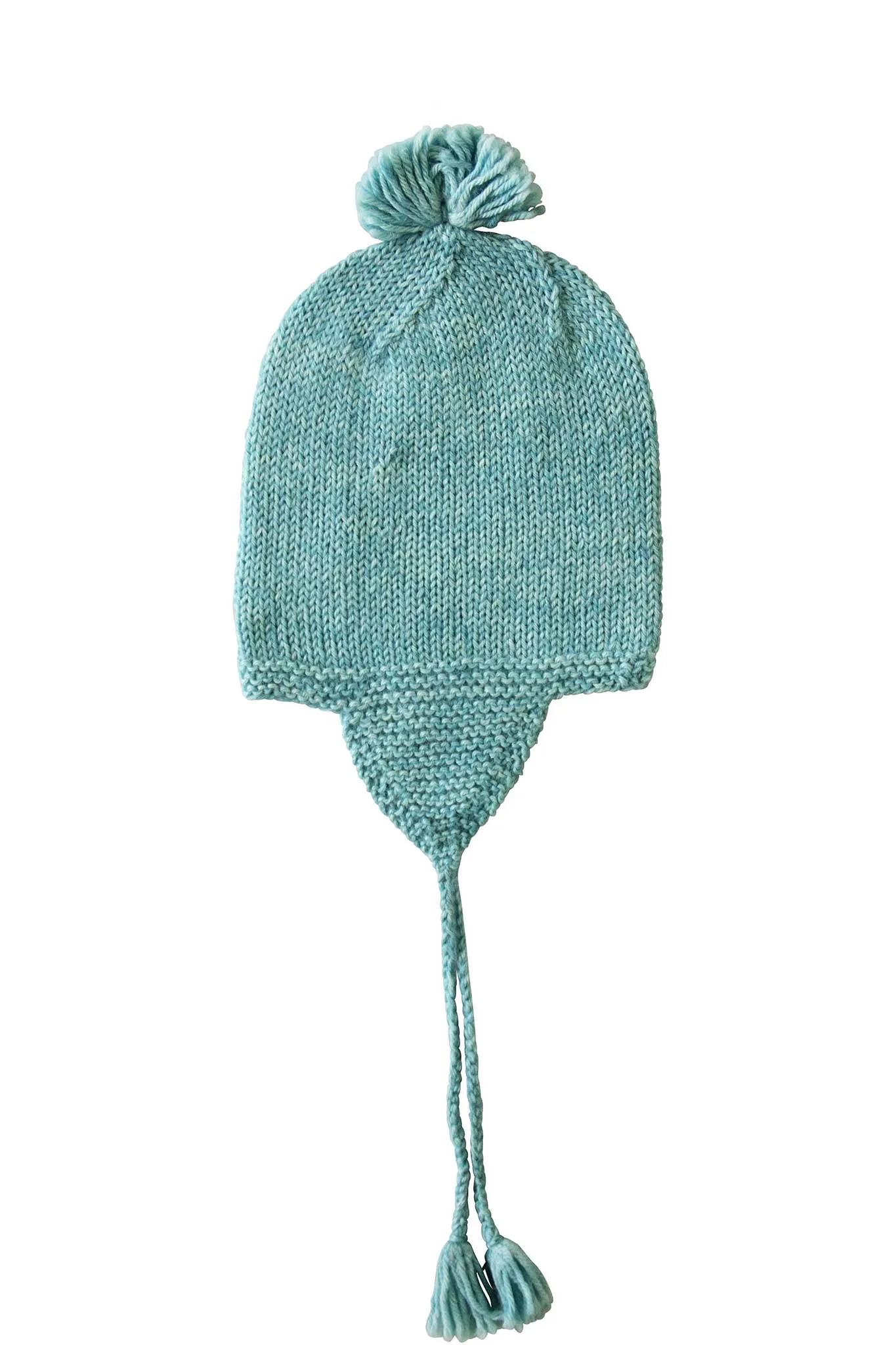 Hat with Pompom - Plant Dyed