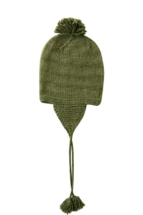 Hat with Pompom - Plant Dyed