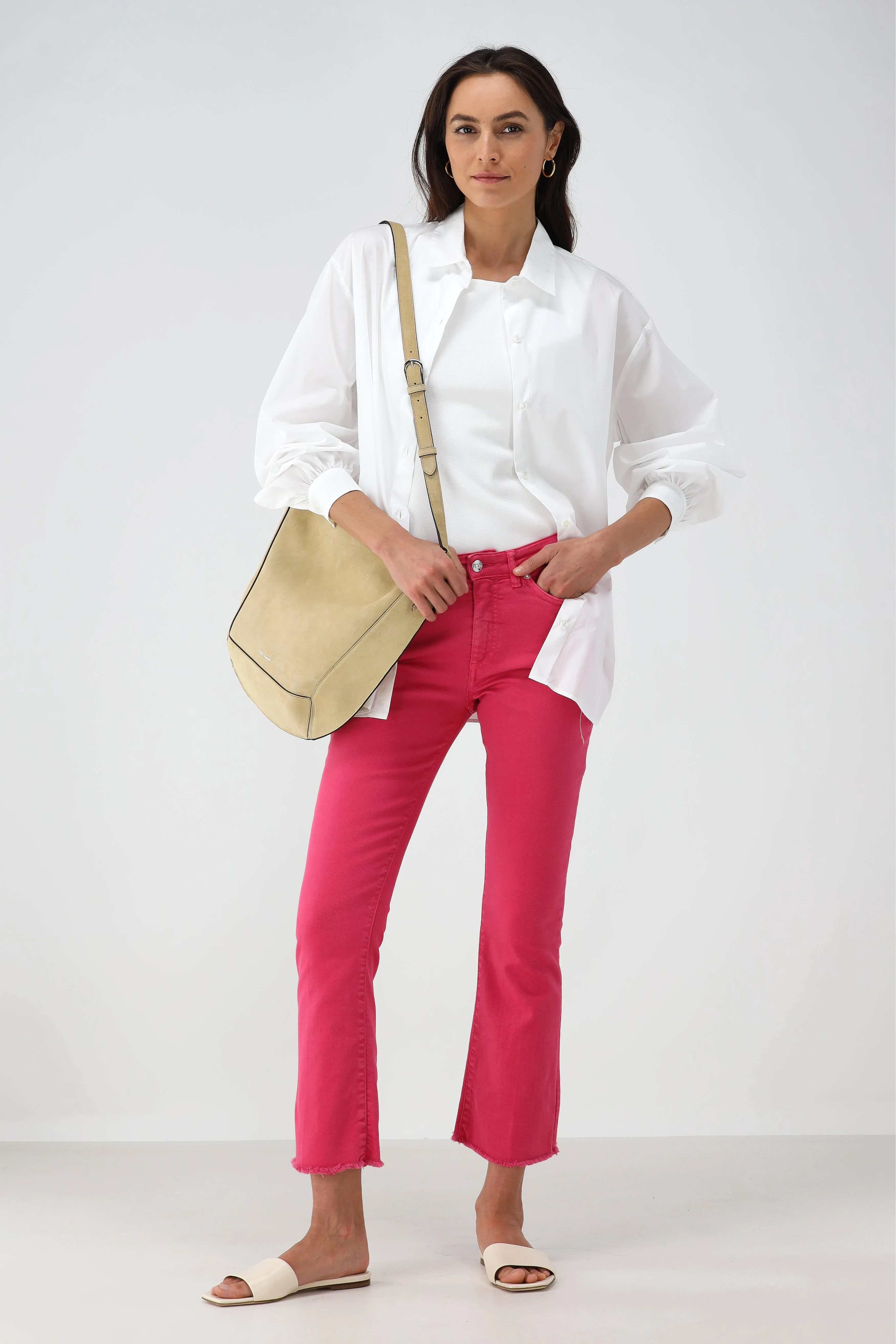 Jeans Endless Trumpet in Fuchsia