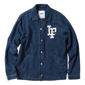 LAFAYETTE LF LOGO DENIM COACHES JACKET-INDIGO