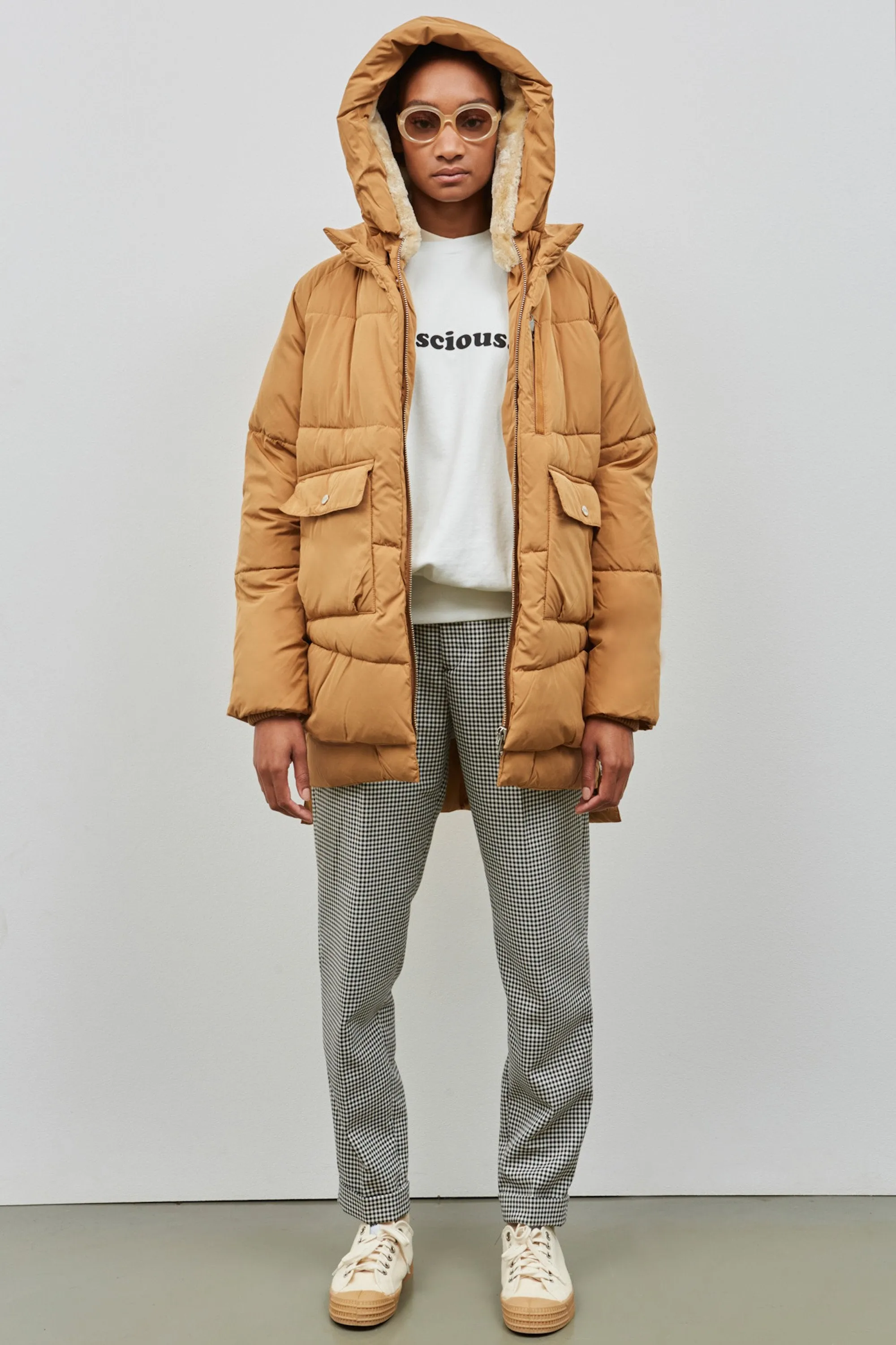 lyndon down jacket brown sugar