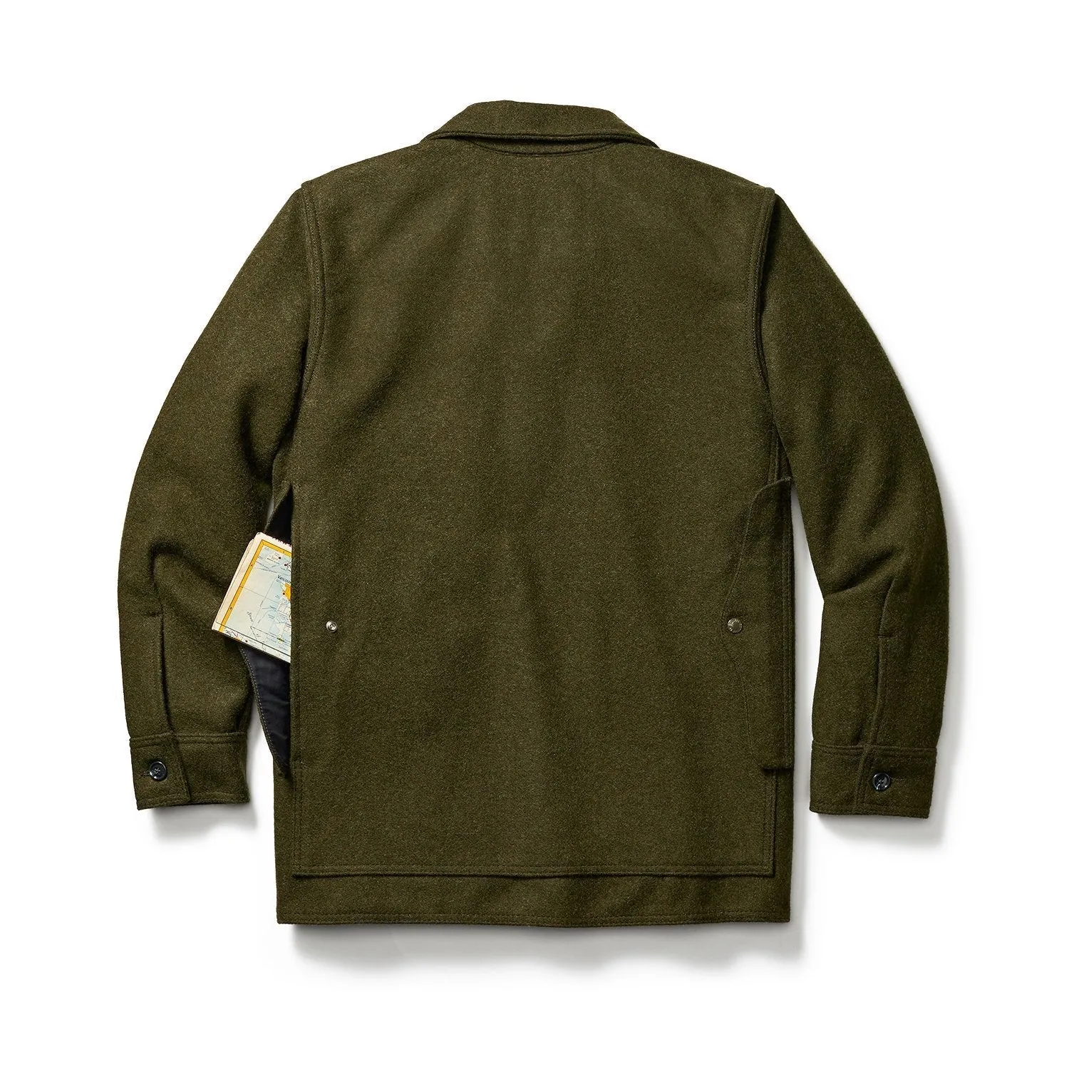 Mackinaw Wool Cruiser Jacket, Forest Green