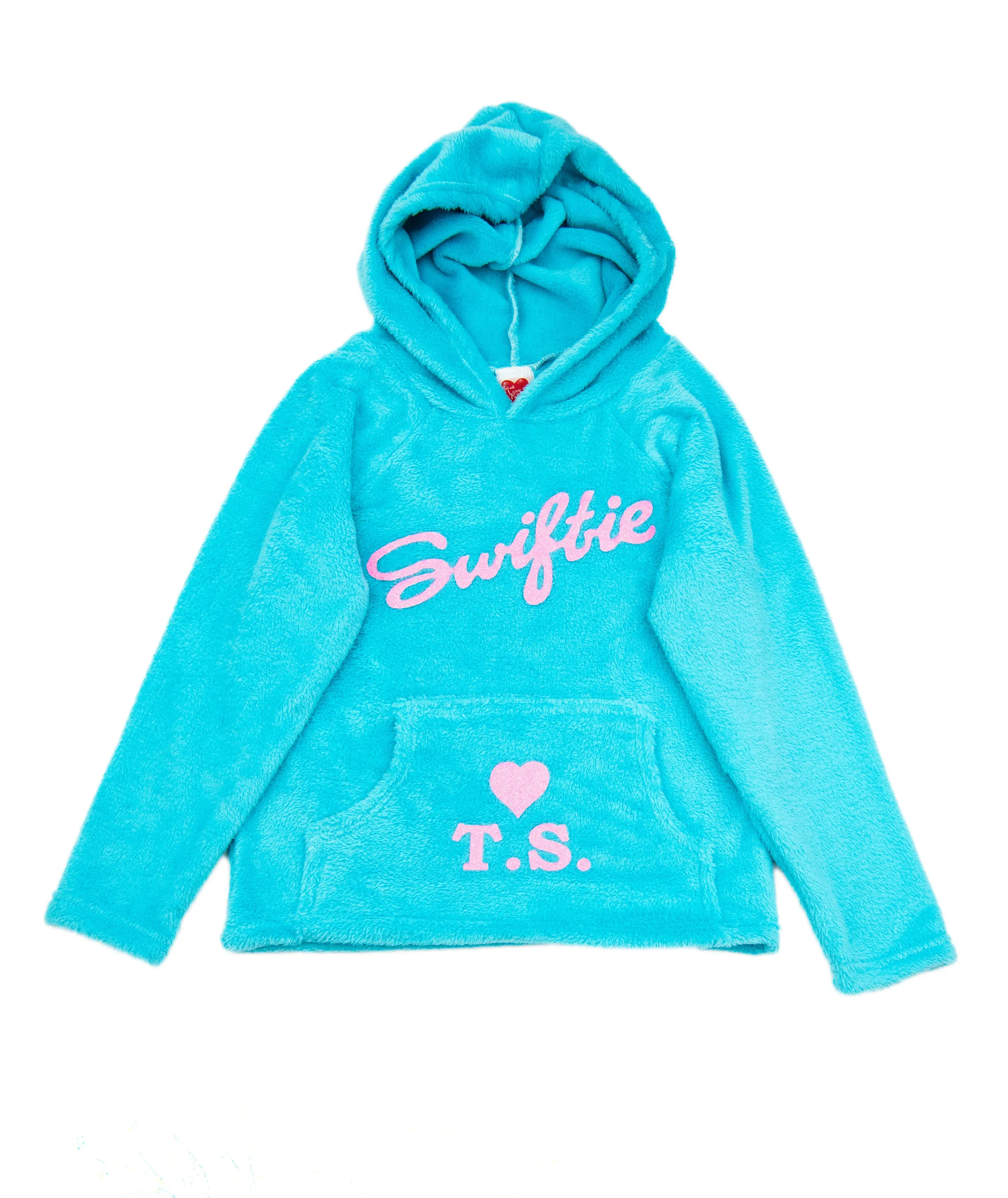 Made with Love and Kisses Turquoise T.S.Heart/Swiftie Hoodie