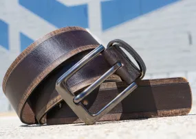 Men’s Leather Belt History | Handmade | Vintage Brown