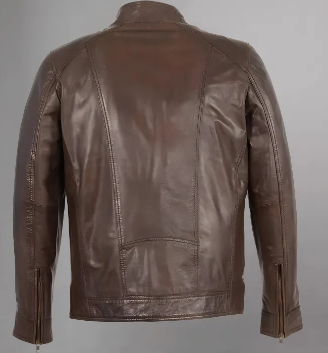 Milwaukee Leather Men's Lambskin Saddle Moto Leather Jacket