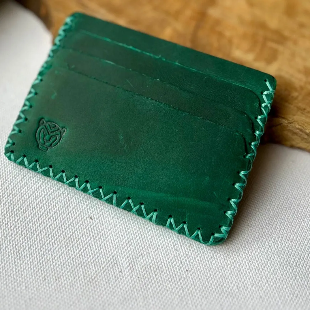 Minimalist Leather Wallet from Hebron | Handcrafted Gifts from Palestine