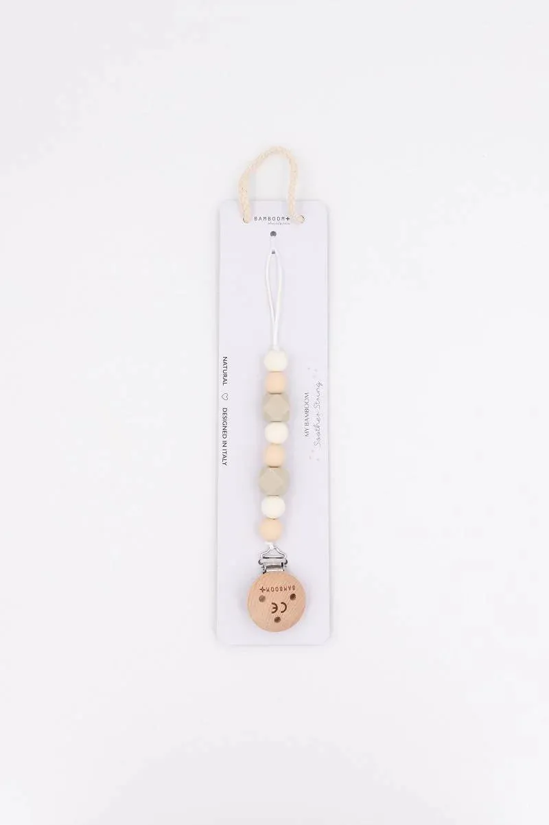 Pacifier Holder Chain - CREAM