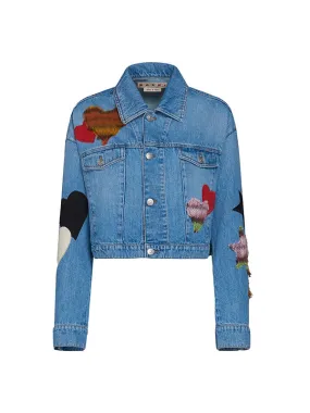 Patch Detail Denim Jacket