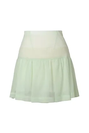 Peaches Mini Sheer Skirt / Mint Green