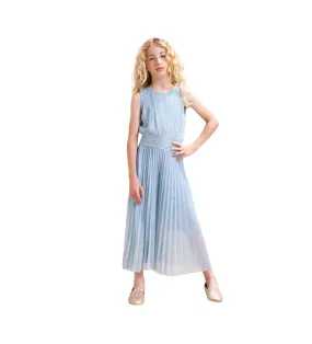 Please Sleeveless pleated jumpsuit with palazzo trousers TC00032G62 pure water