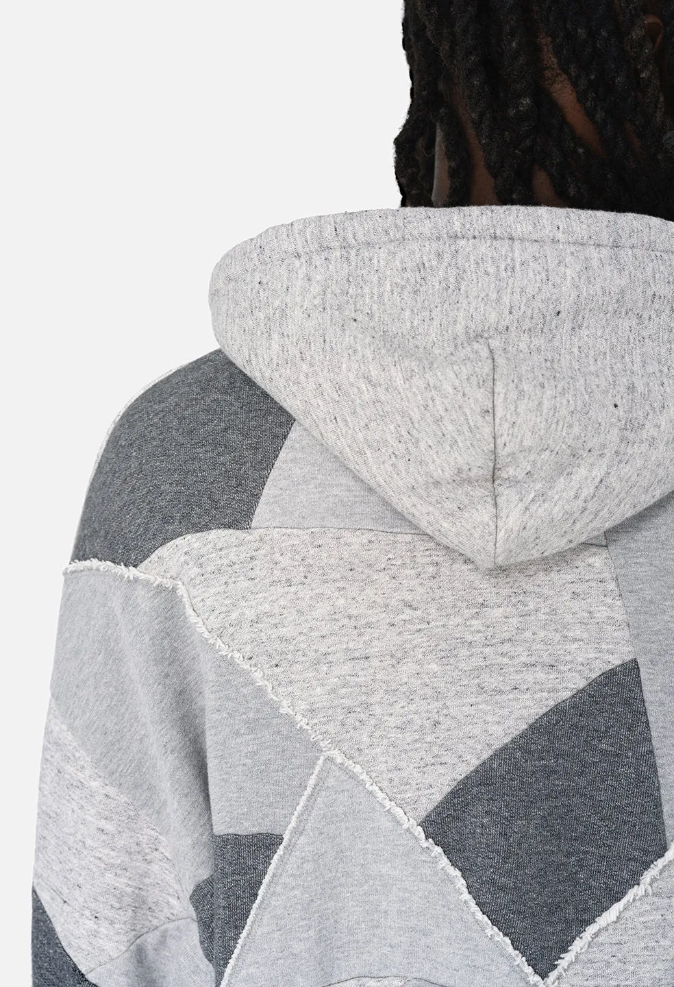 Quilted Full-Zip / Heather Grey