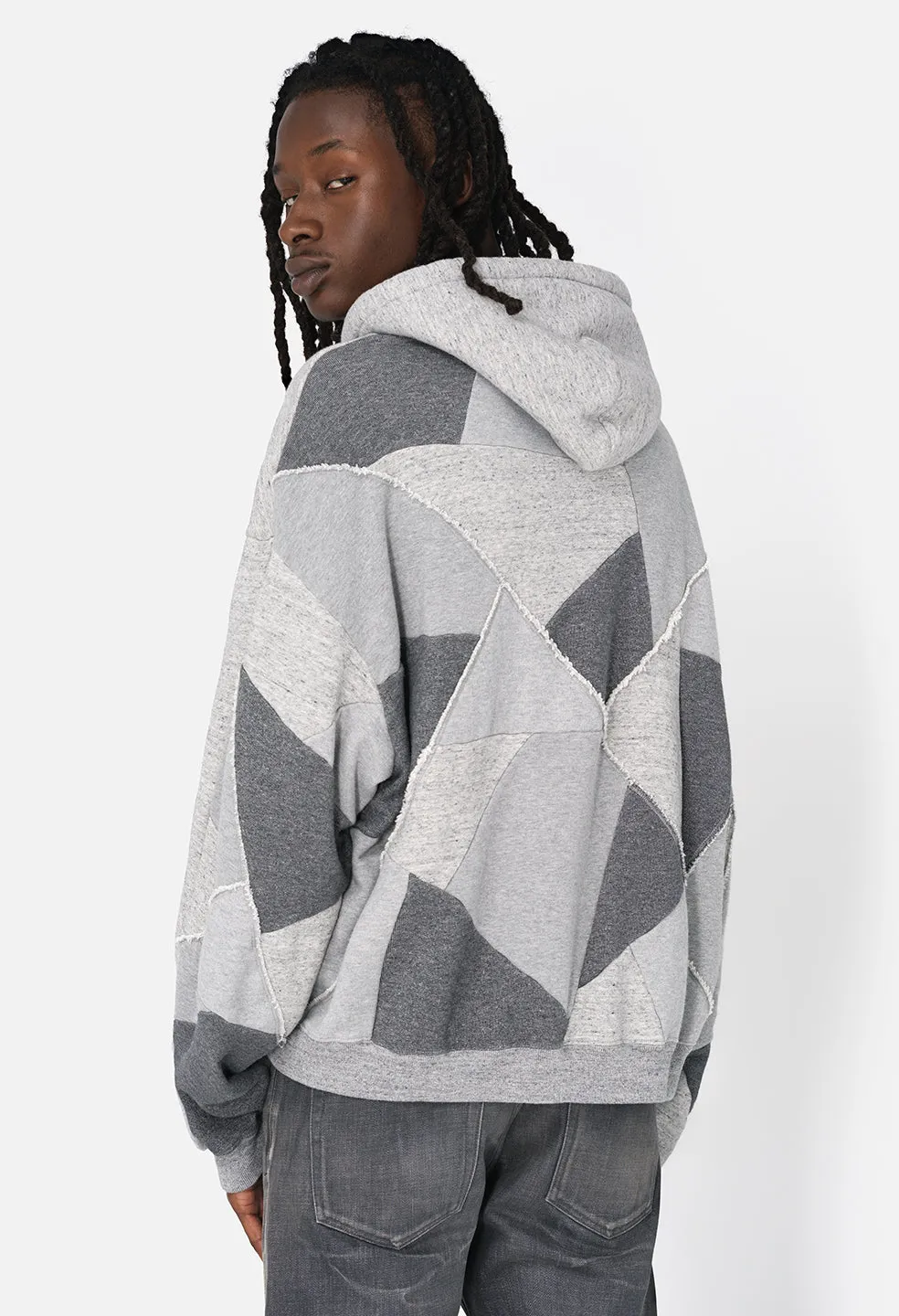 Quilted Full-Zip / Heather Grey