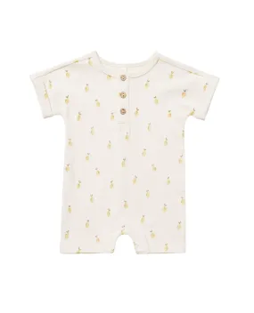 Quincy Mae -  Lemons Short Sleeve One Piece