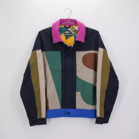 TANGRAM DENIM JACKET MULTI