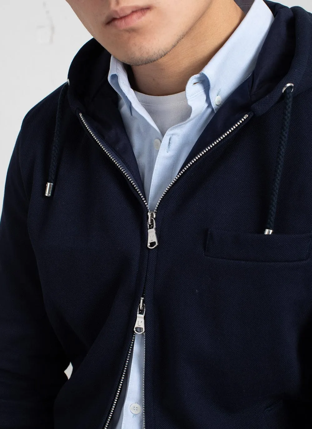 The Monochrome Hood || Navy | Monochrome