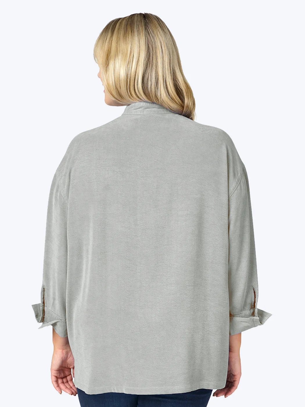 Tianello Plus Sized TENCEL™ "Taipei" Blouse