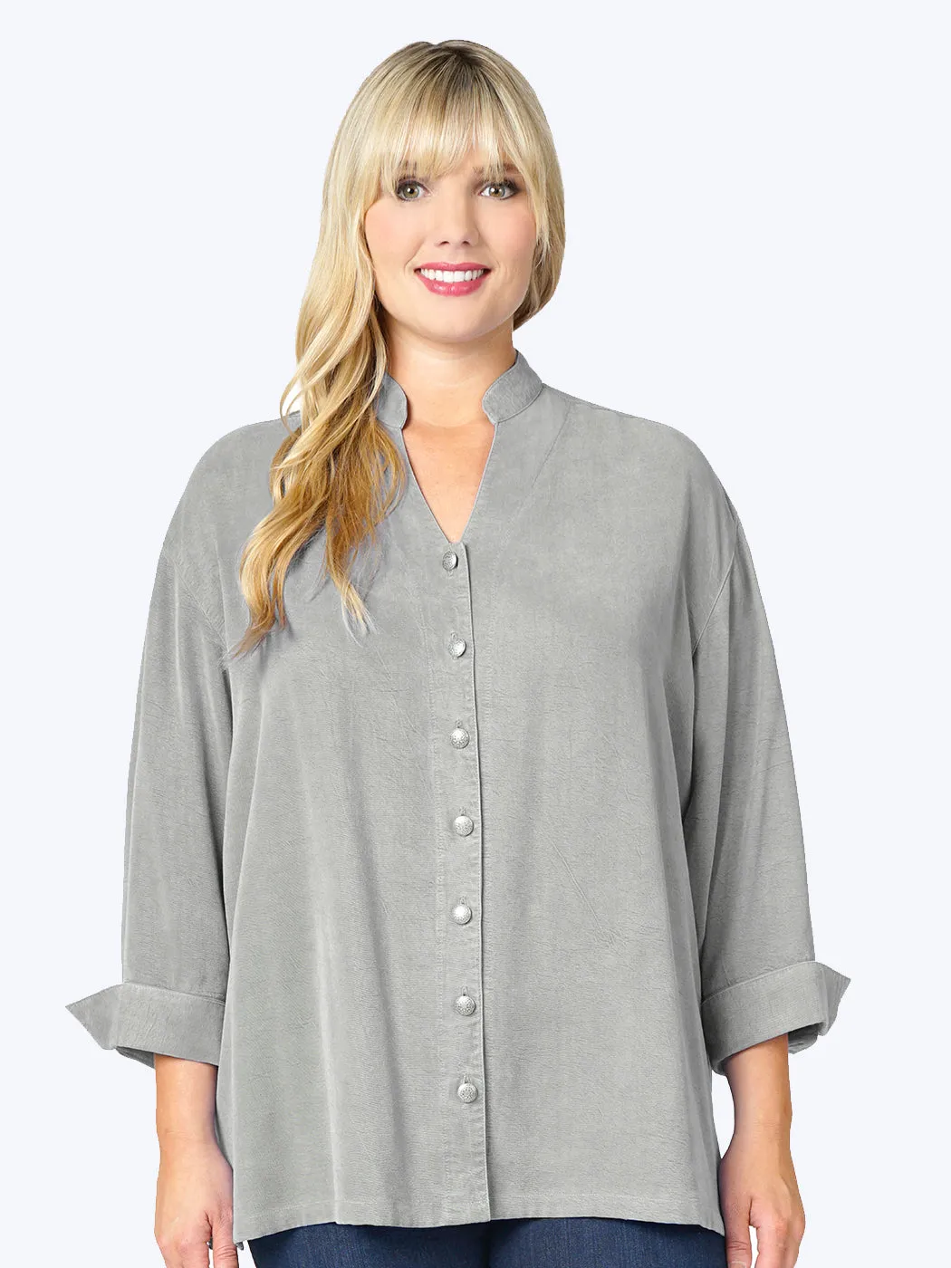 Tianello Plus Sized TENCEL™ "Taipei" Blouse