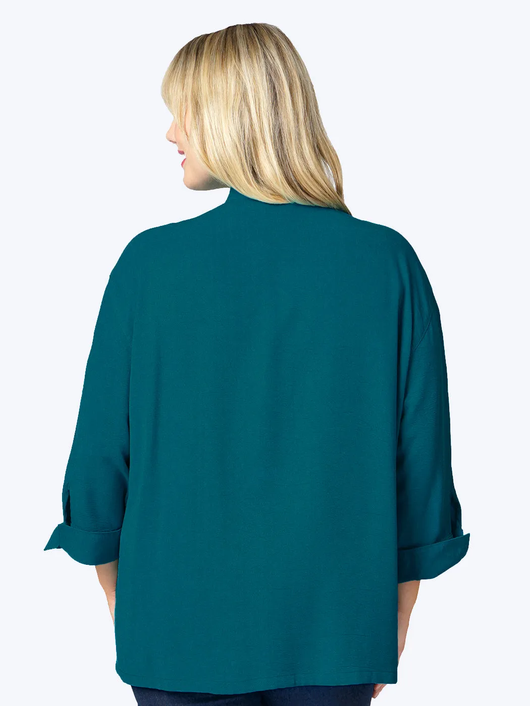 Tianello Plus Sized TENCEL™ "Taipei" Blouse