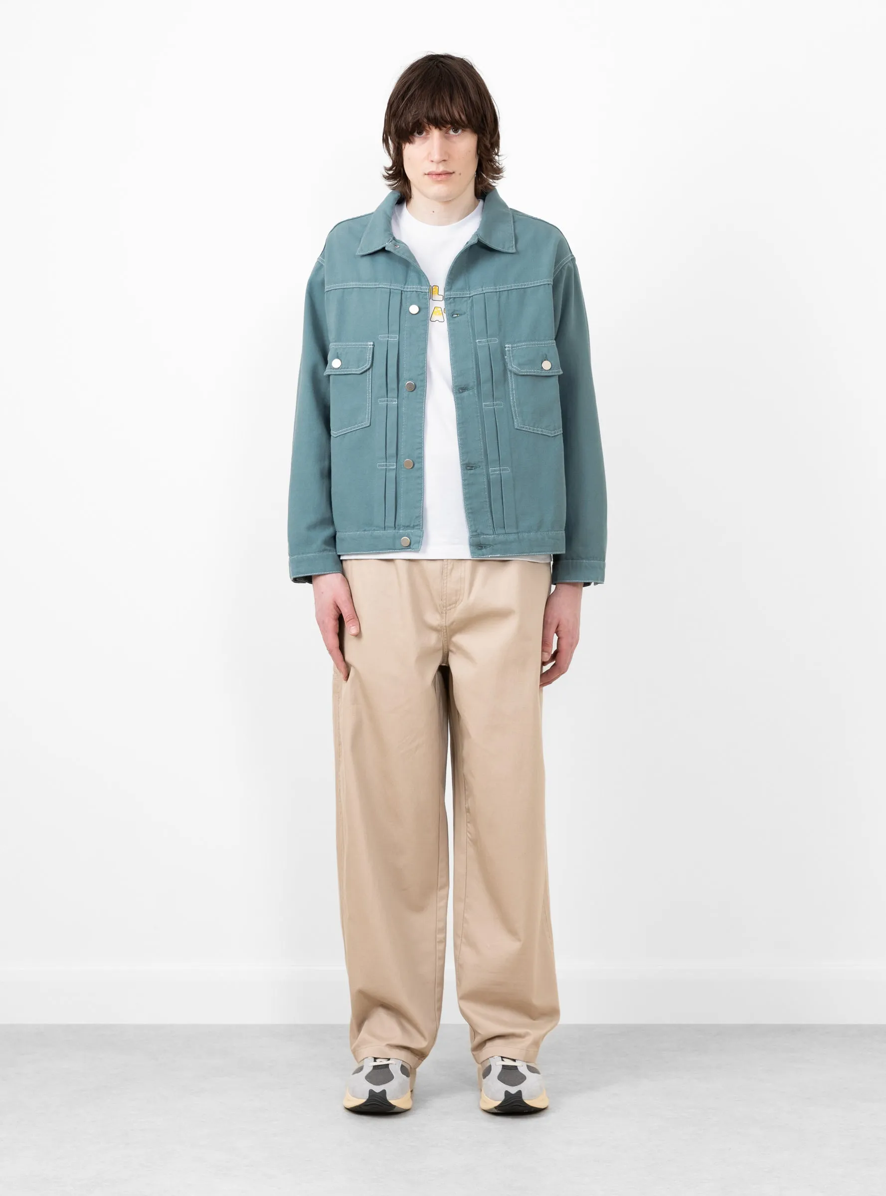 Trucker Jacket Dusty Green